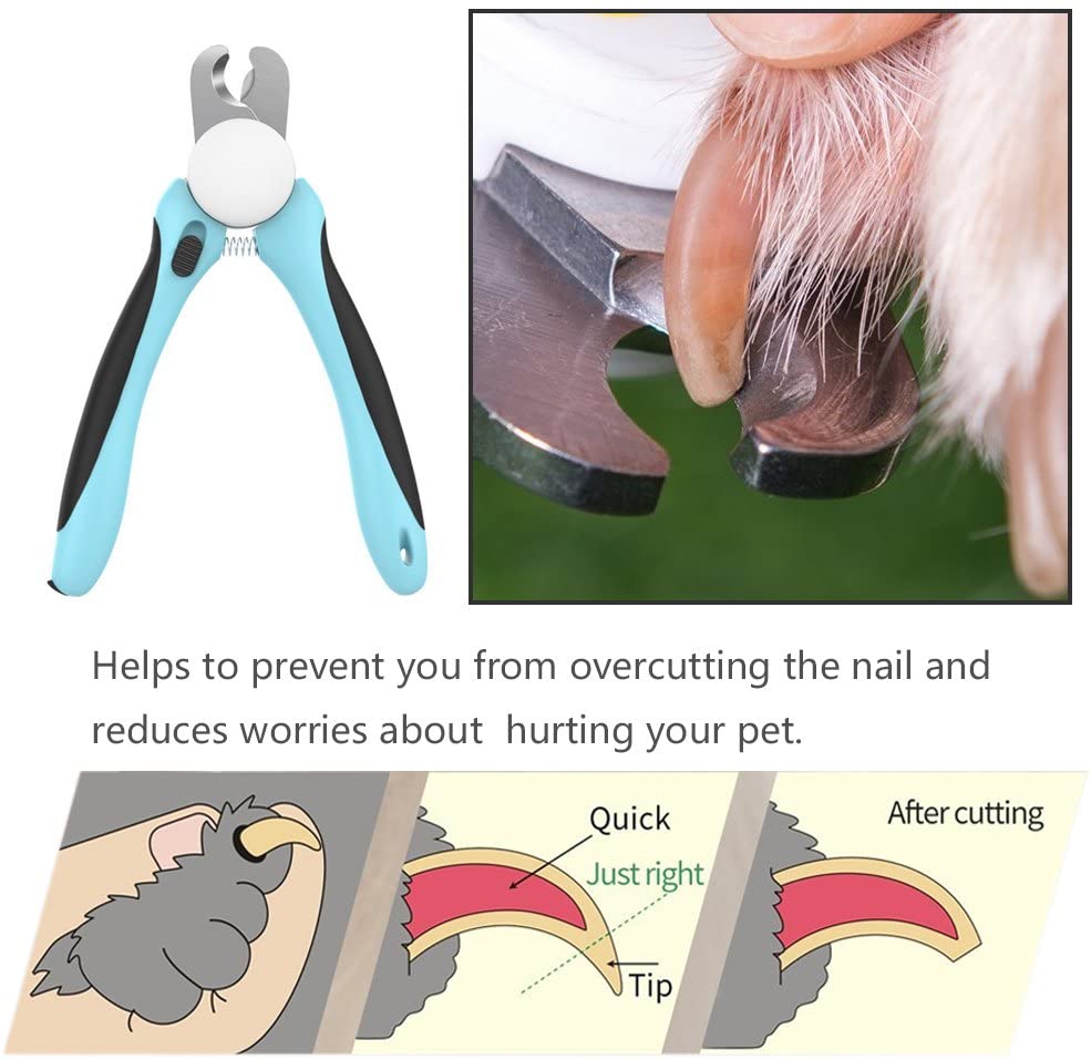Dog Nail Clippers And Trimmer For Pet , Razor Sharp Blades , With